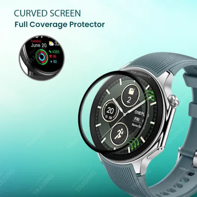 OnePlus Watch 2 Full Coverage Screen Protector Anti Scratch Anti Fingerprint Automatic Scratch Repair